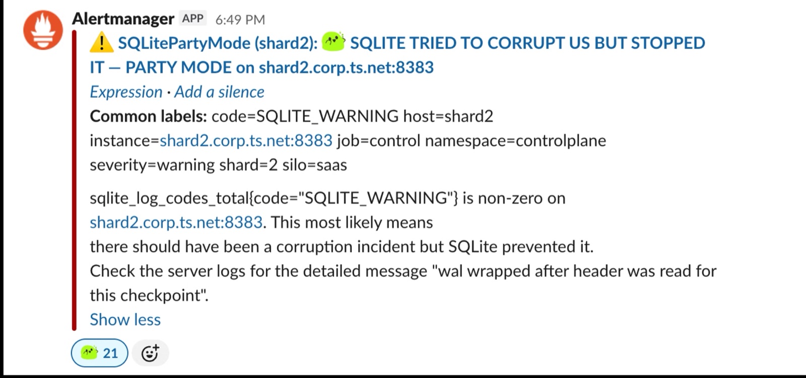 sqlite-alert